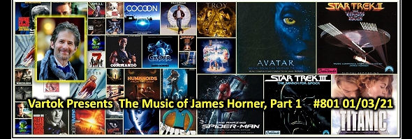 Podcast # 801 – Music of James Horner Pt. 1 – 2101.03