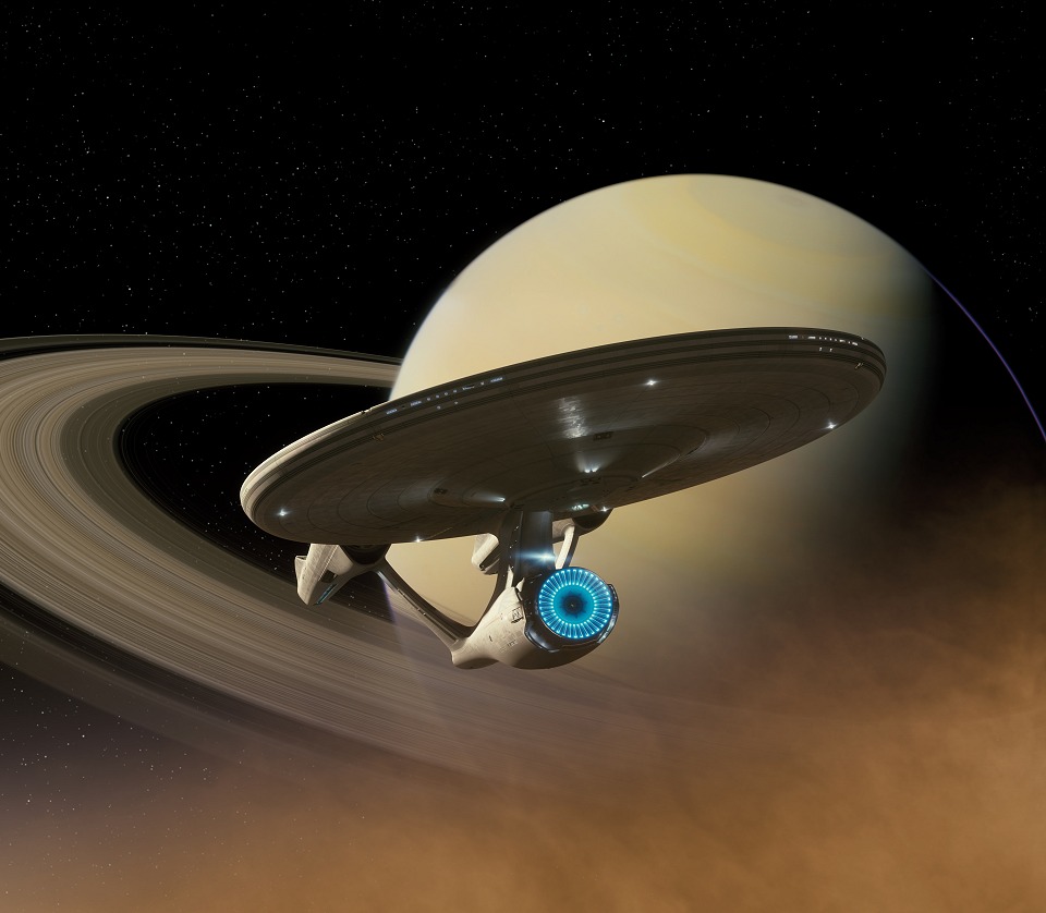 Daily Pic # 577, Enterprise at Titan, rising