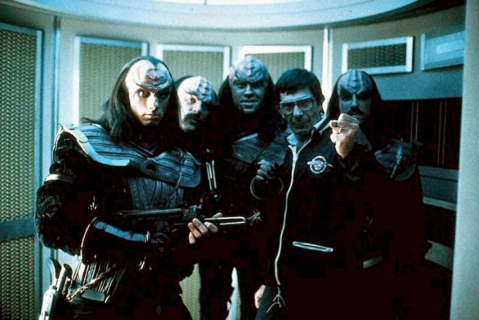 Daily Pic # 842, Nimoy & Klingons