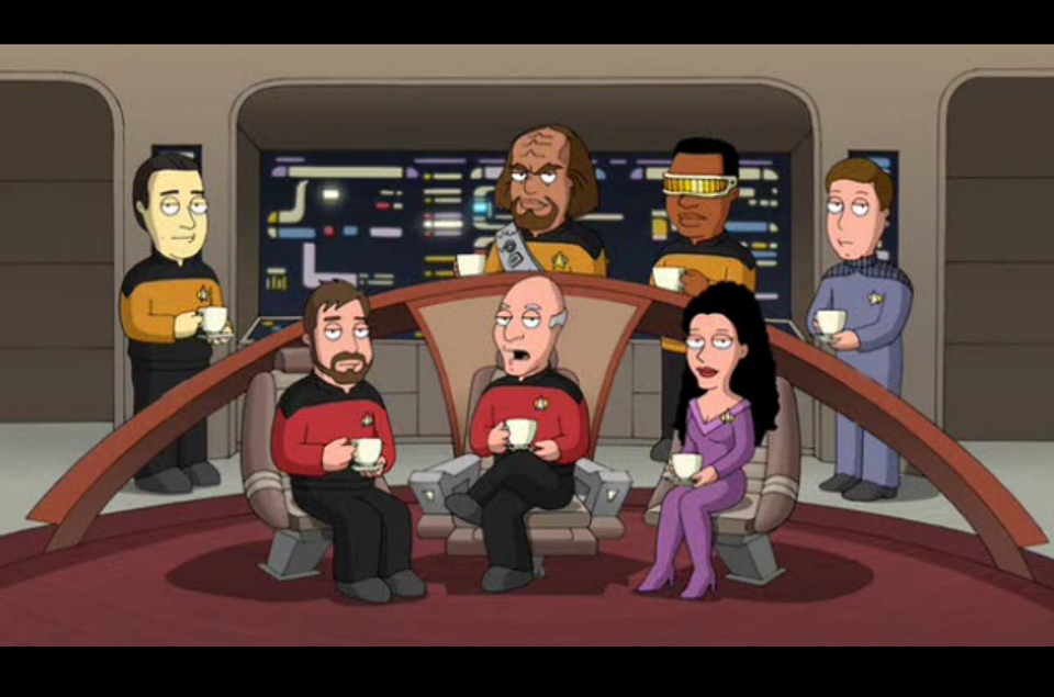 Daily Pic # 1034, Animated TNG Cast
