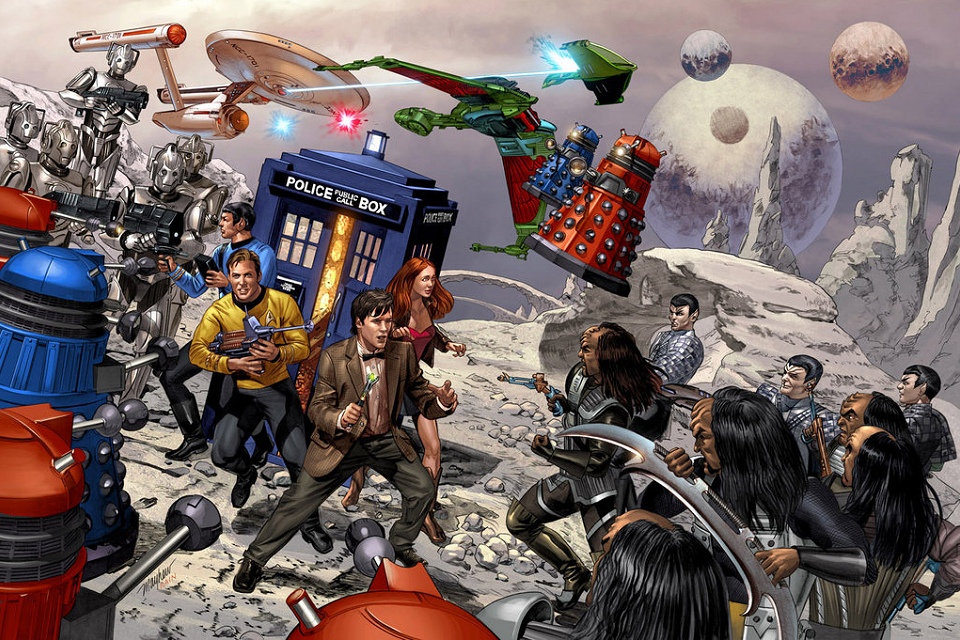 Daily Pic # 1072, TOS & The Doctor