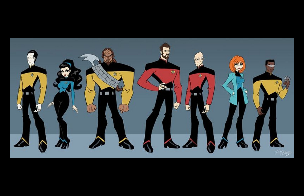 Daily Pic # 1511, TNG Animated Art