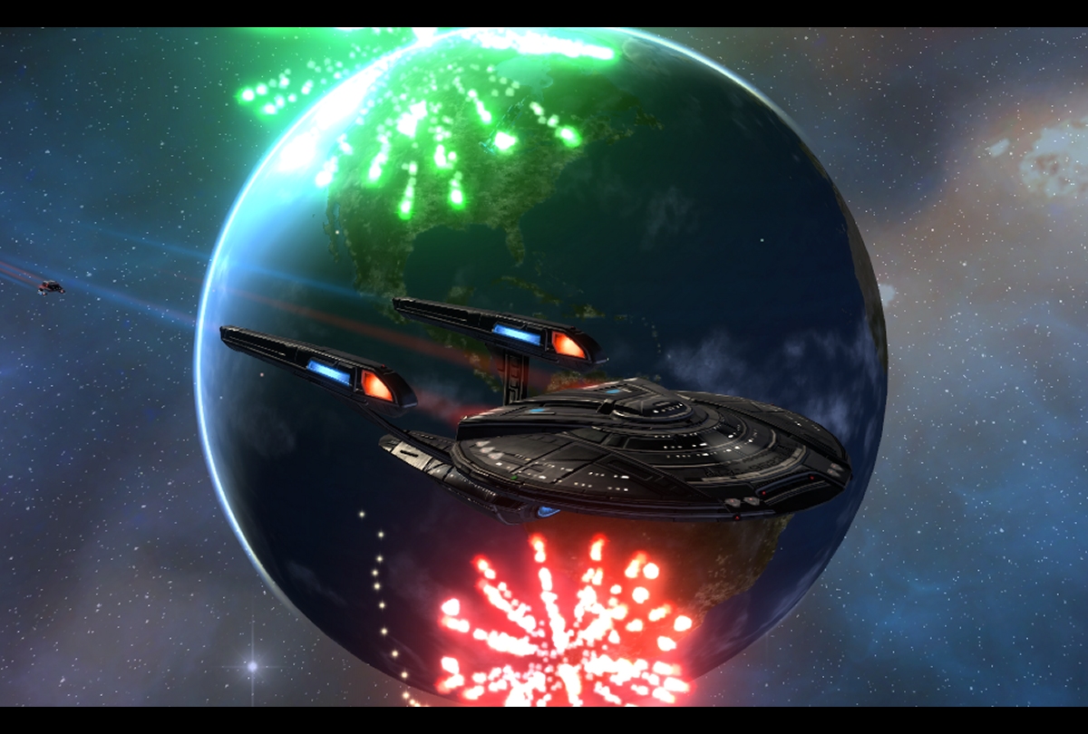 Daily Pic # 1578, Trek Fireworks