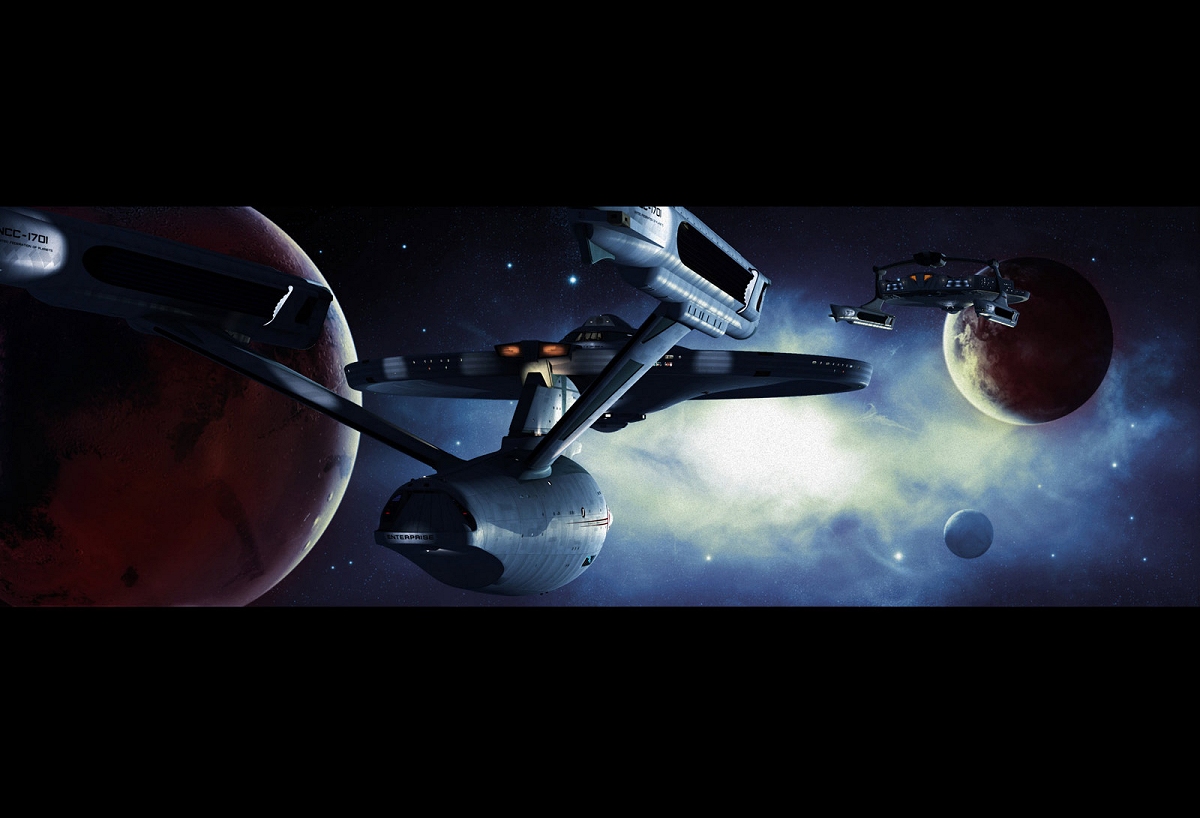 Daily Pic # 1594, Wrath of Khan ships
