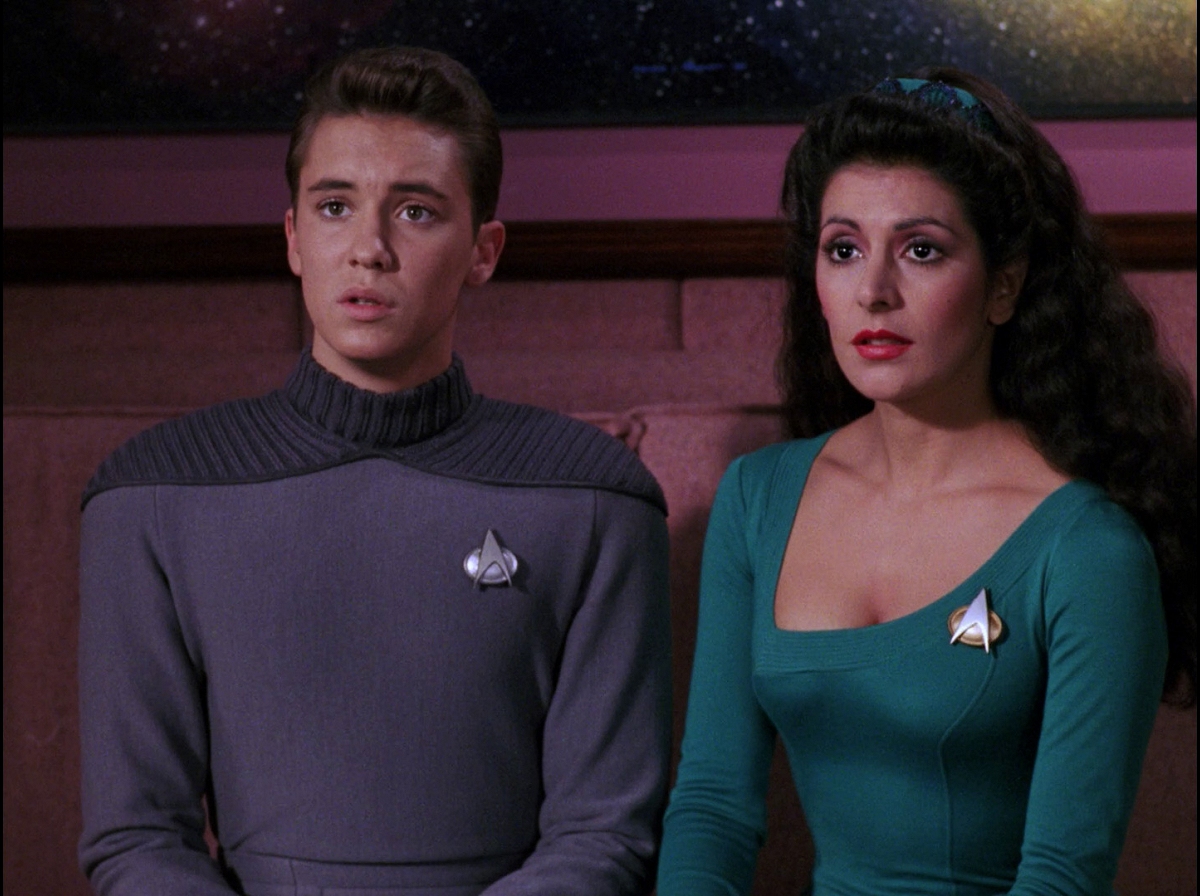Daily Pic # 2000, Wes & Troi